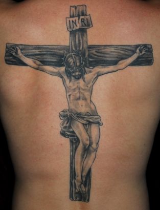 Jesus Tattoo For Back