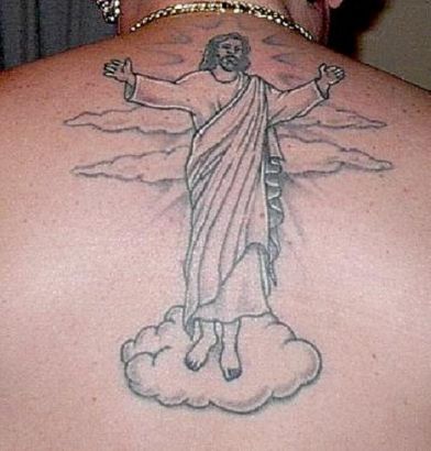 Jesus Tattoo Pics For Back