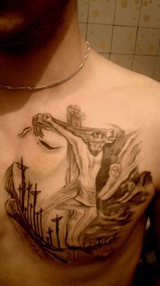 Jesus Tattoo Pictures On Chest