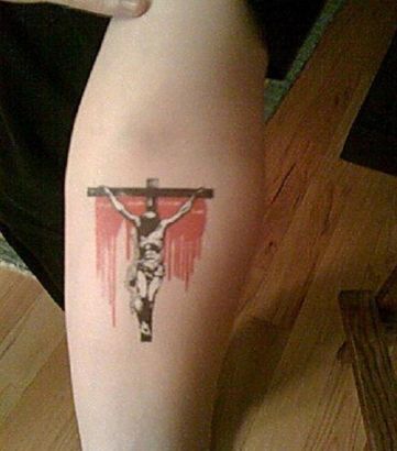 Small Pic Of Jesus Tattoo