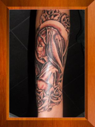 Maria Inked On Arm