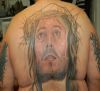 jesus back tattoo