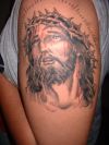 jesus images of tattoos on arm