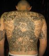 jesus tattoo image on full back