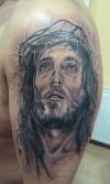 jesus tattoo images on arm