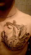jesus tattoo pictures on chest