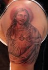 jesus tattoos pic on arm