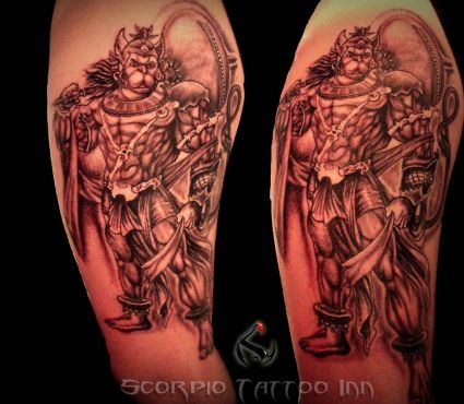 Indian God Tattoo - Hanuman 