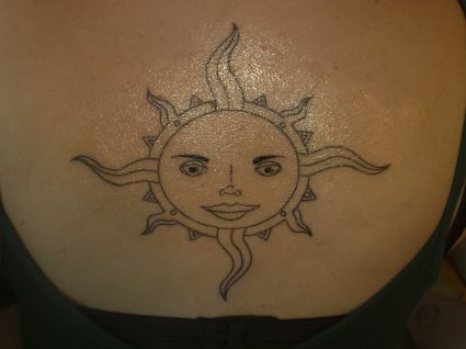 Sun Tattoo Image Design