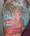 ganesha the god of hindu tattoo