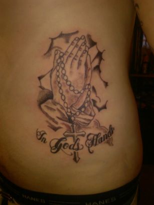 Praying Hands Tattoo