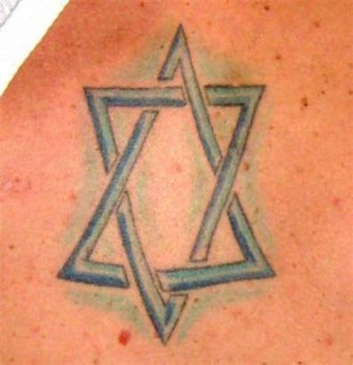 Hexagram Star Tattoos 