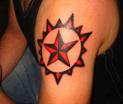 Star Tattoo On Arm