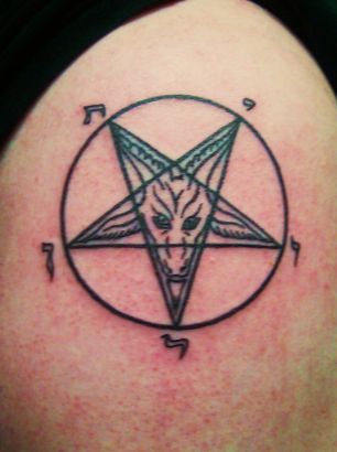pentagram tattoos