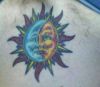 sun and moon or yin yang tattoo