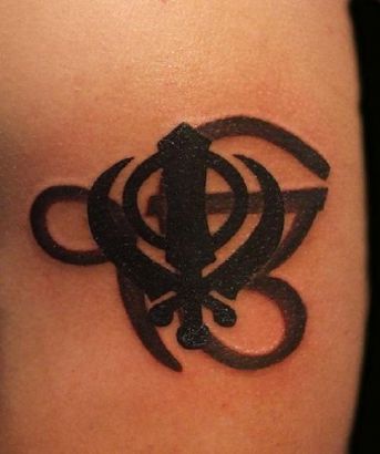 Khanda Sikh Tattoo