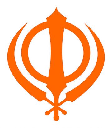 Orange Khanda Tattoo