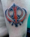 khanda tattoos on arm