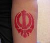 red khanda tattoo