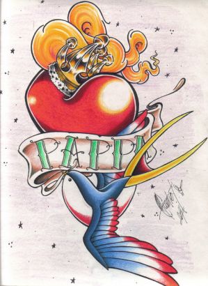 Love Heart Tattoo Image