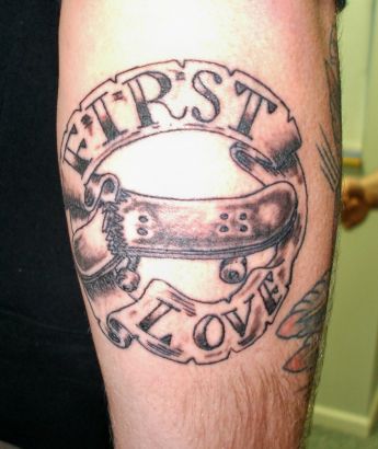 First Love Text Tattoo