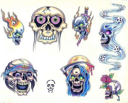 Skull Tat Design