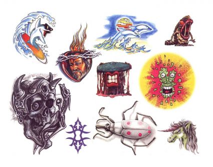 Colored Tat 