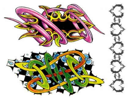 Colored Tattoos Images