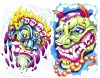 colored monster tat pics