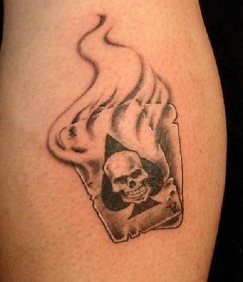 Burning Ace Tattoo