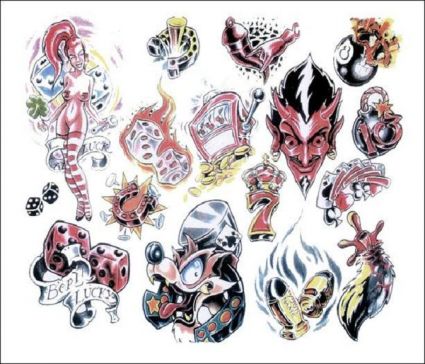Gambling Tattoo Gallery
