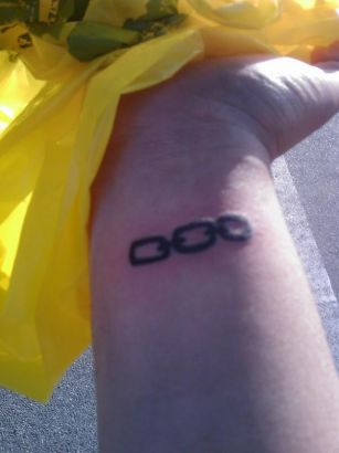 Chain Wrist Tattoo