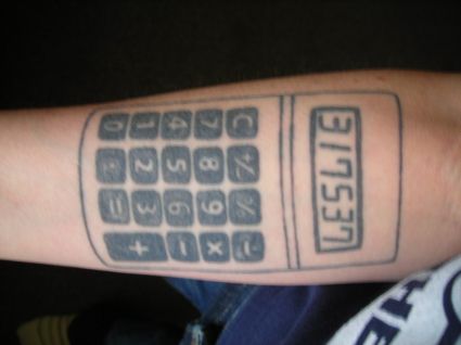 Geek Tattoo Pic On Hand