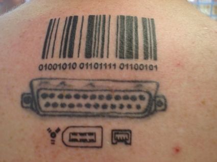 Geek Port Tattoo