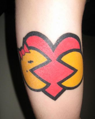 Pac Man Tattoos Image