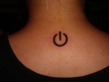 Power Symbol Tattoo