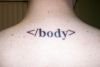 geek back tattoo