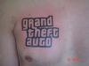 geek tattoo on chest