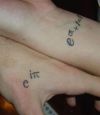 geek wrist tattoo