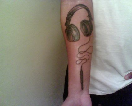  Music Headphon Tattoo 