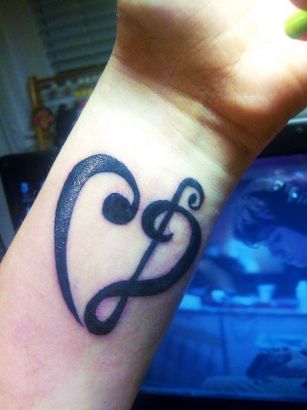 Music Tat On Wrists