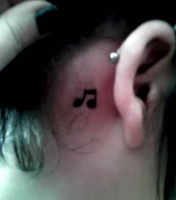 Small Music Tat