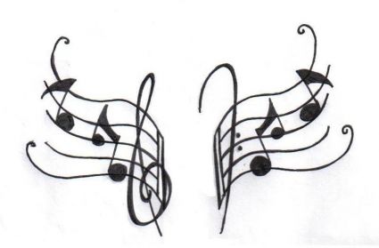 Music Free Tattoo Design