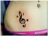 music tat for girl