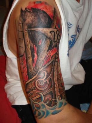 Pirates Ship Pics Tattoo