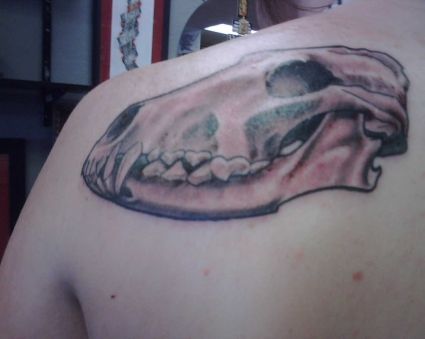 Dog Skull Tattoo