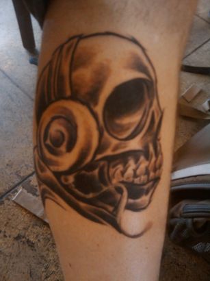 Music Skull Tattoo
