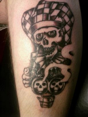 Jester Skull Tat