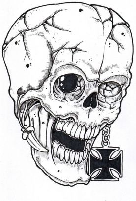 Skull Tats Design