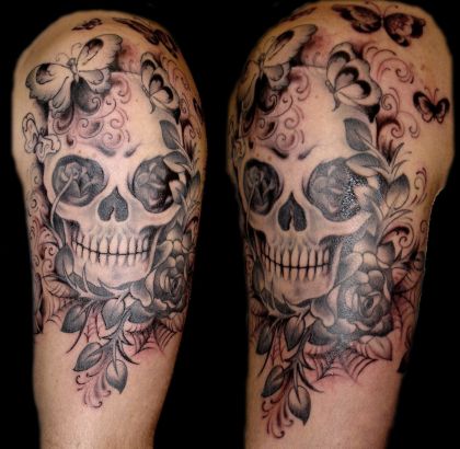 Skull Arm Tat